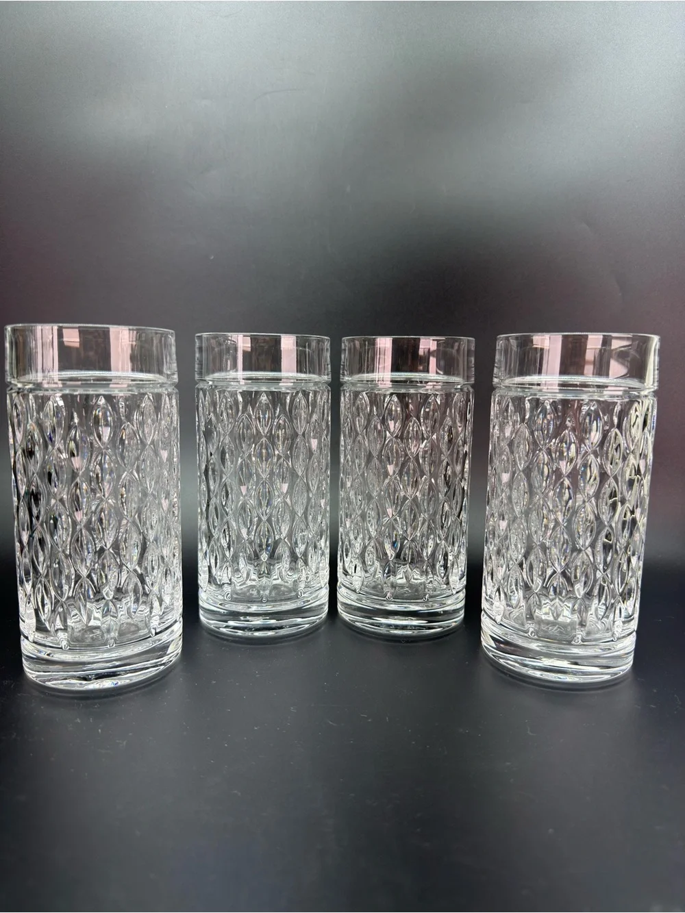 Ralph Lauren Aston Cut Crystal Highball Glasses